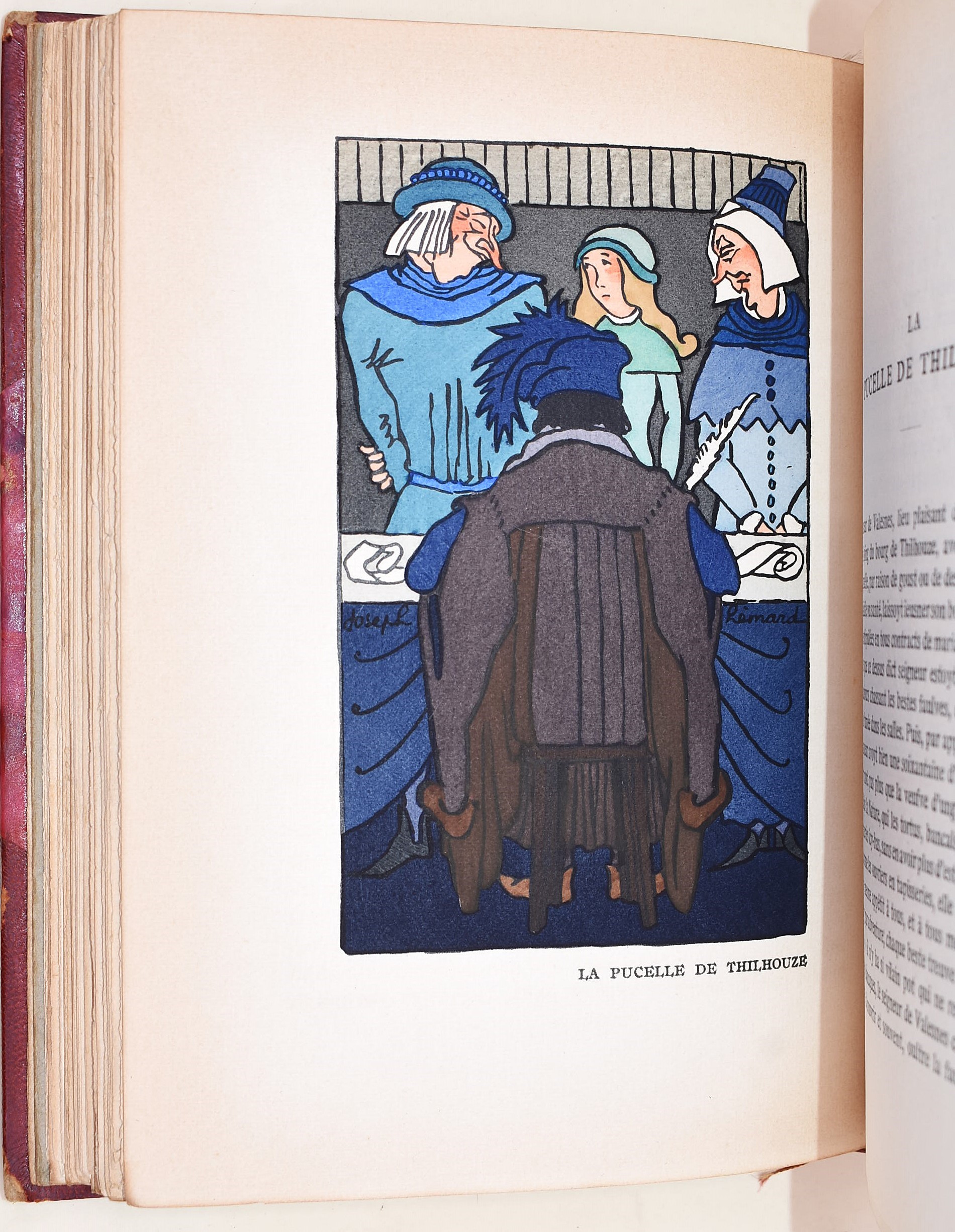de Balzac, Honoré: Les Contes Drolatiques, 1926, illustrato da Joseph Hémard