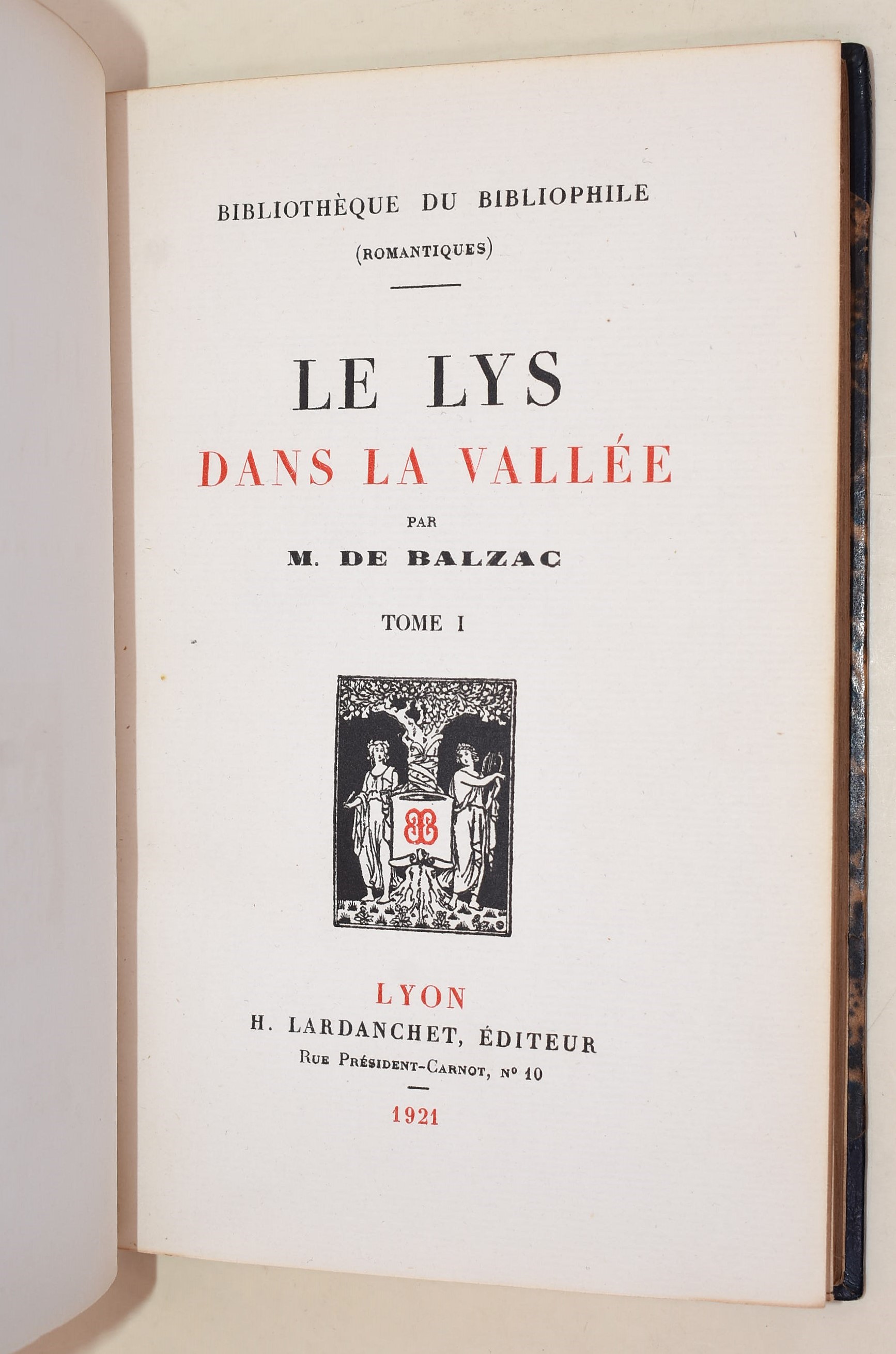 de Balzac, Honoré: Le Lys dans la vallée, 1921 - n. 685/1000
