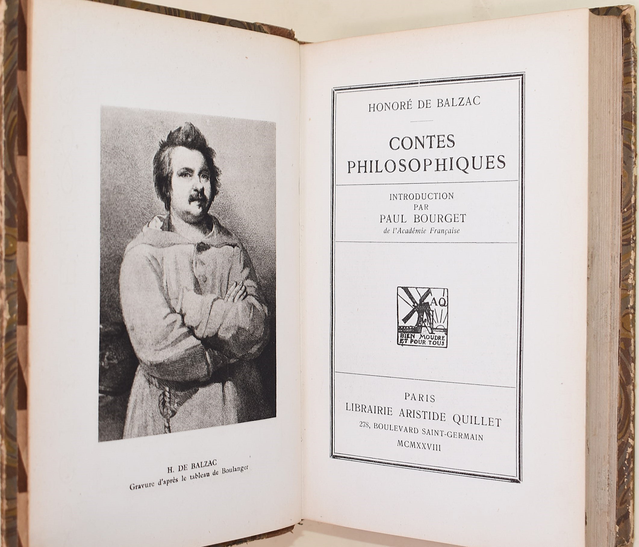 de Balzac, Honoré: Contes Philosophiques, 1928