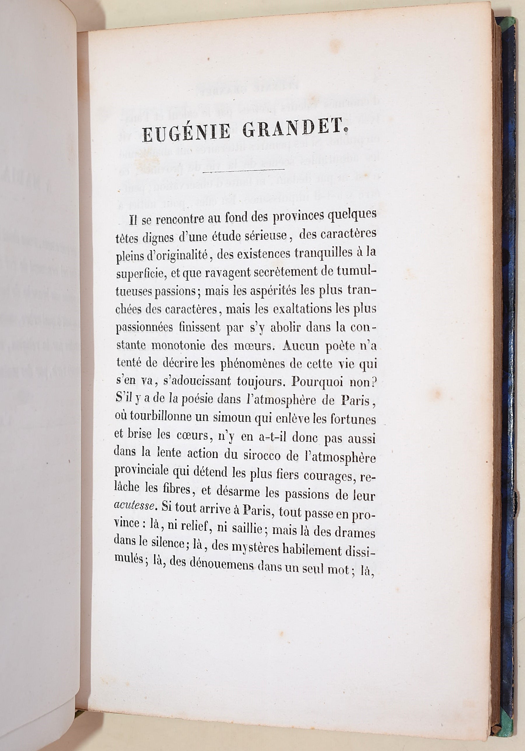 de Balzac (Honoré), Eugènie Grandet, 1839