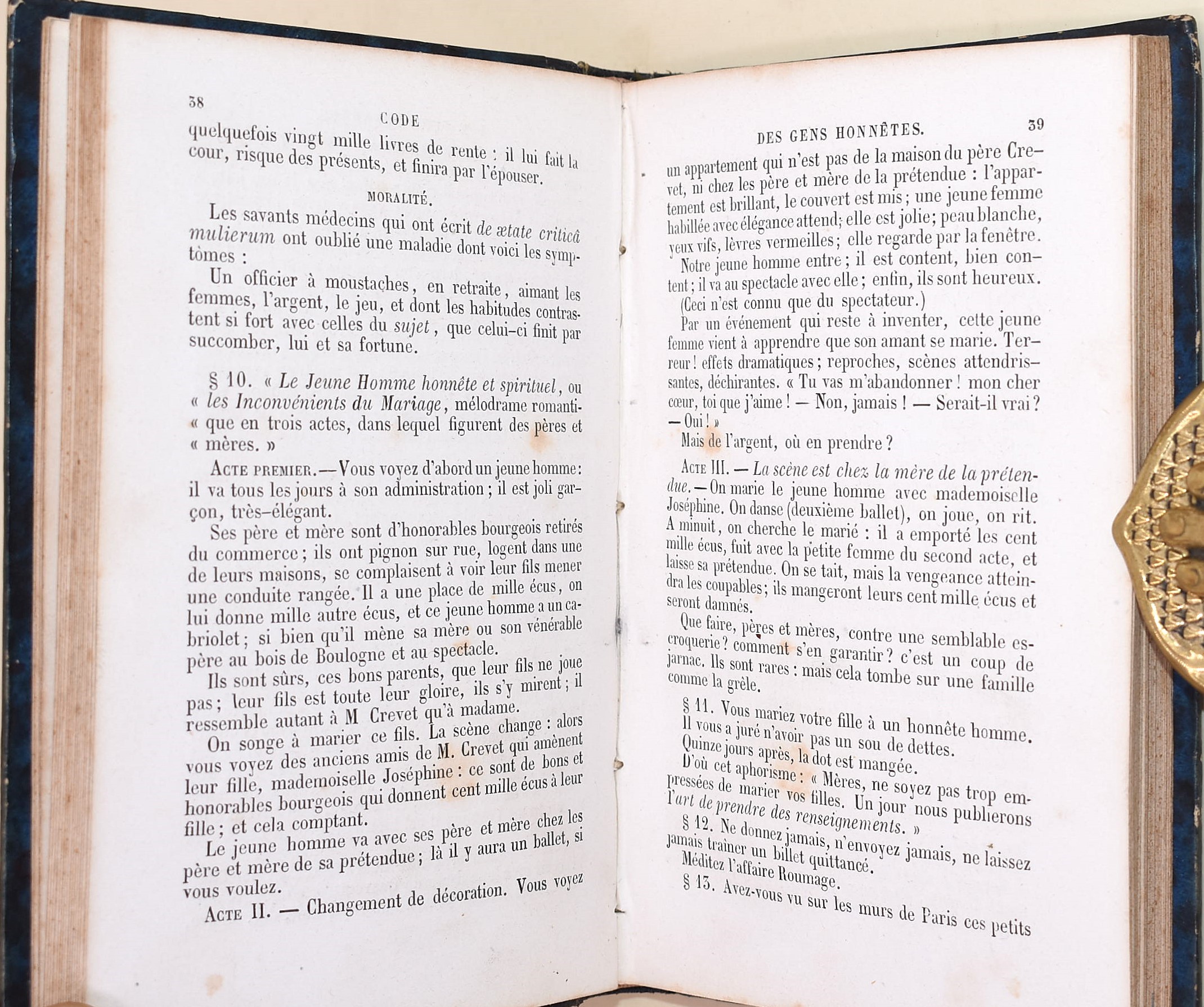 de Balzac, Honoré: Code des Gens Hônnete, 1855