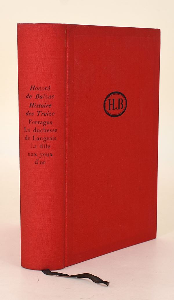 de Balzac, Honoré: Histoire des Treize, 1963