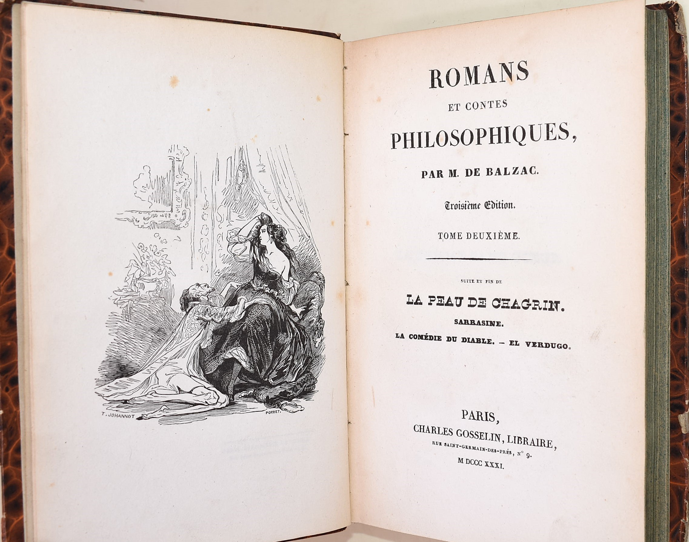 de Balzac, Honoré: Œuvres M. de Balzac - Romans et Contes Philosophiques, 1831
