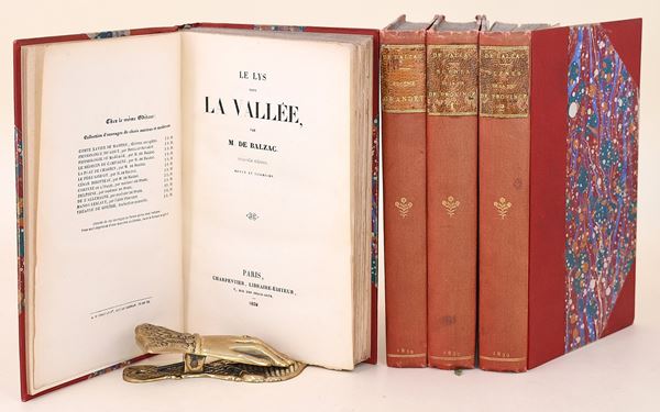 de Balzac, Honoré: Le Lys dans la Vallée - Eugènie Grandet - Scènes de la vie de Province in due volumi (1839-1859)