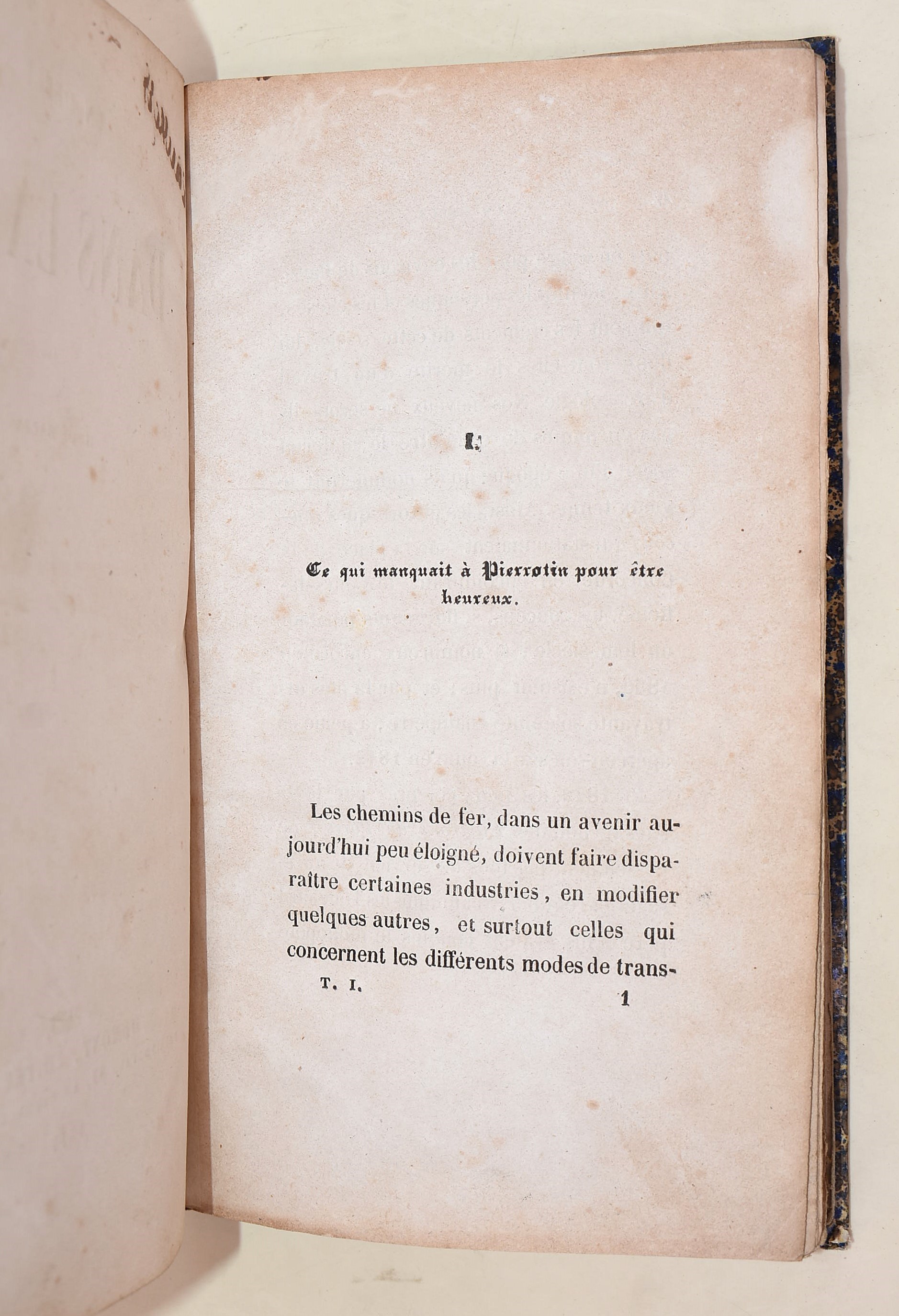 de Balzac, Honoré: Un Début dans la vie, 1844