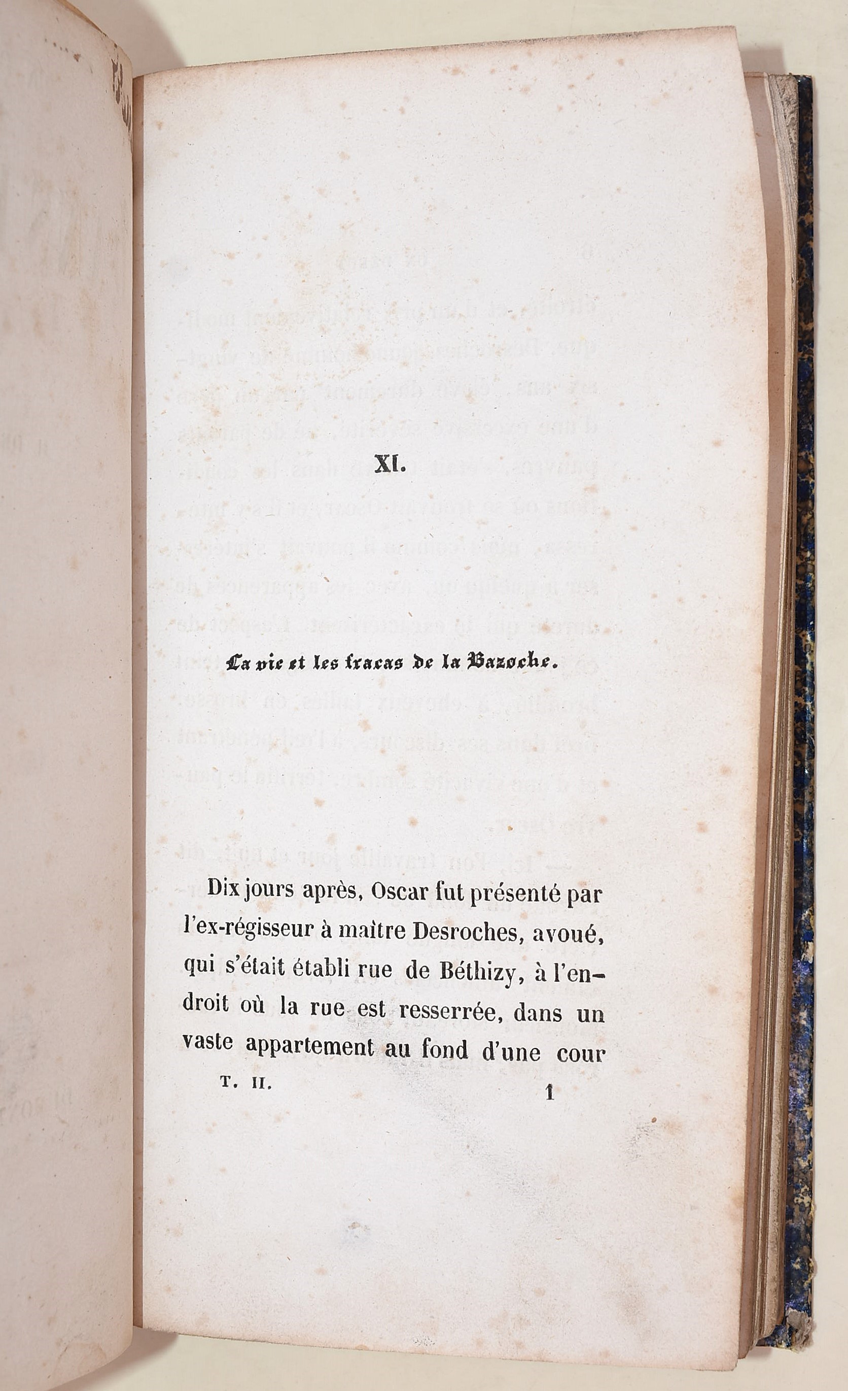 de Balzac, Honoré: Un Début dans la vie, 1844