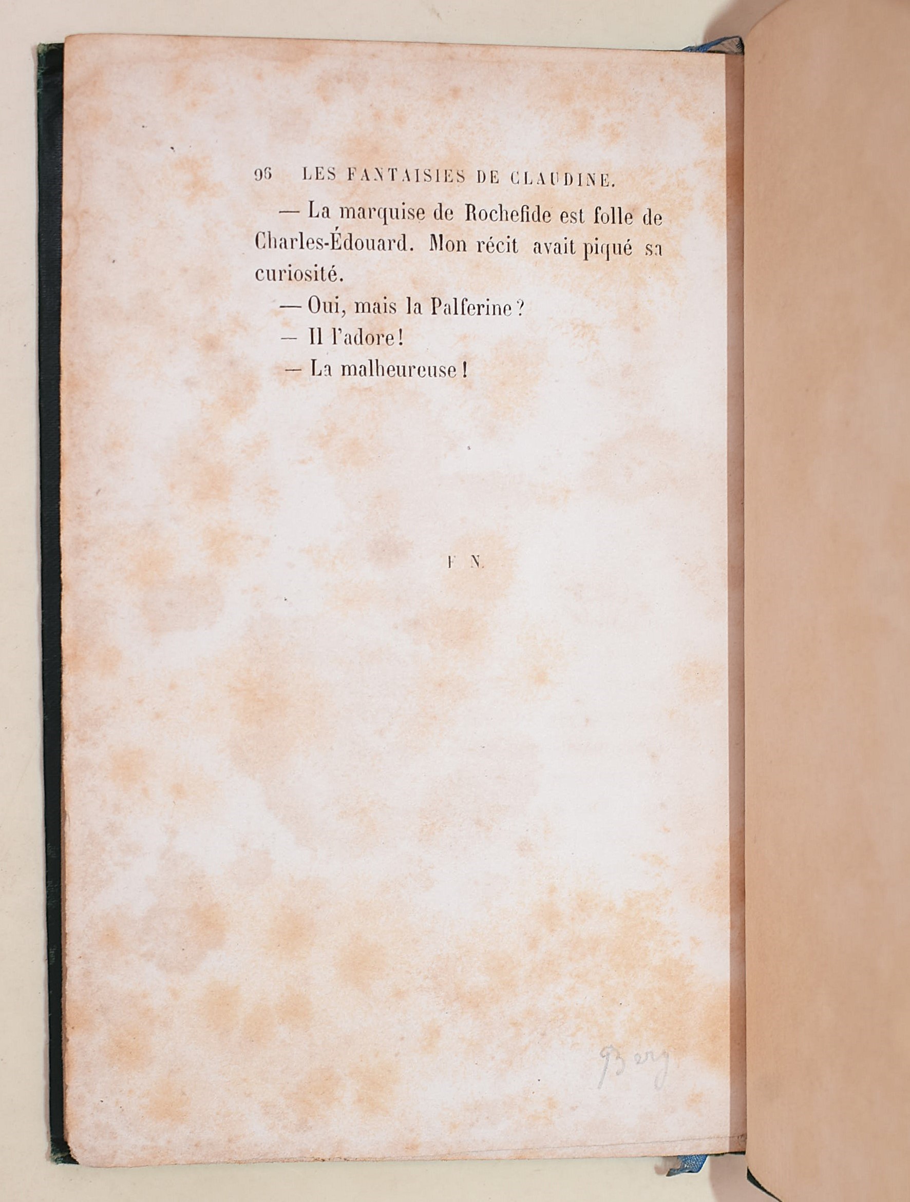 de Balzac, Honoré: Les Fantaisies de Claudine, 1853