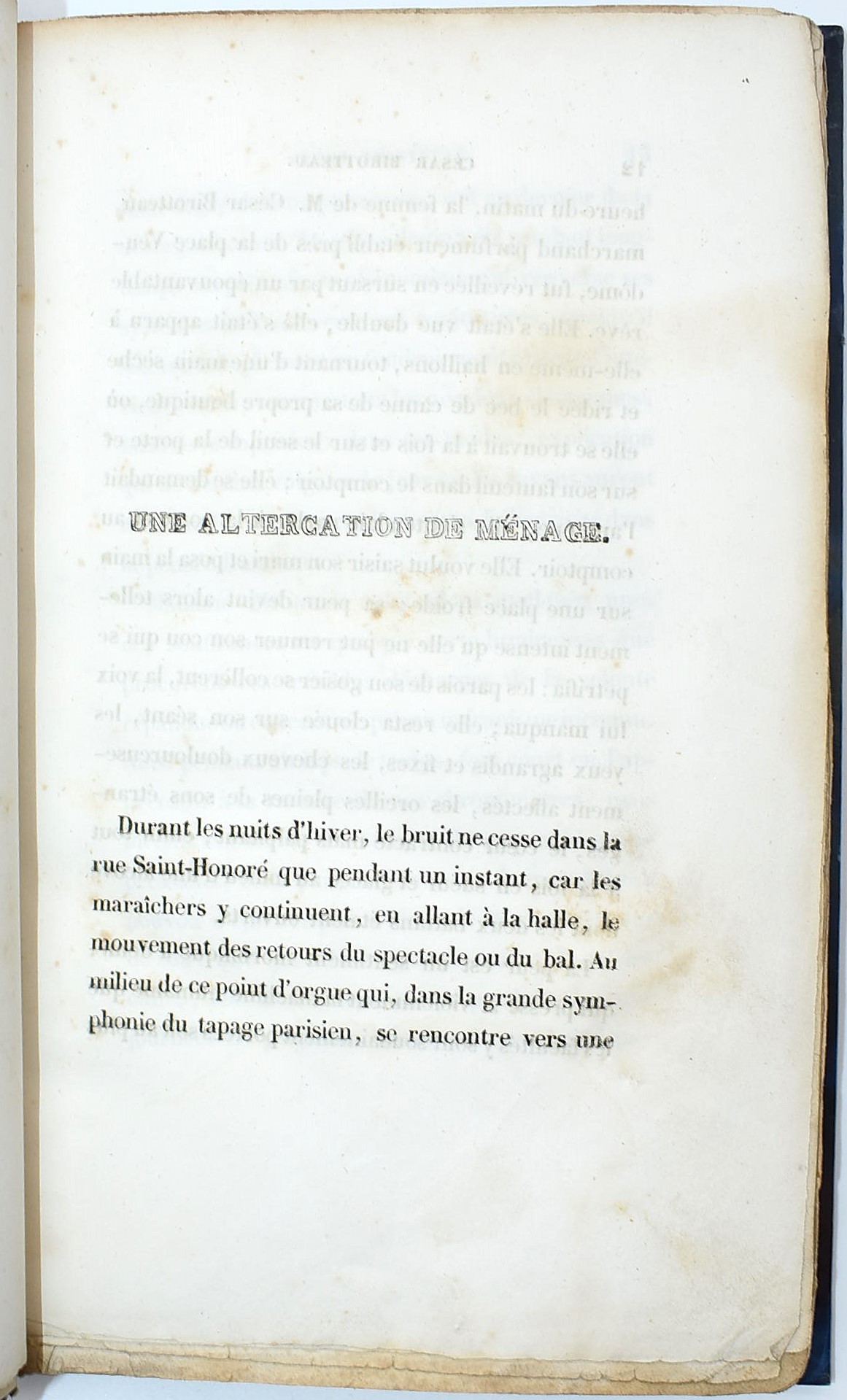 de Balzac, Honoré: Histoire de la Grandeur et de la décadence de César Birotteau, 1838