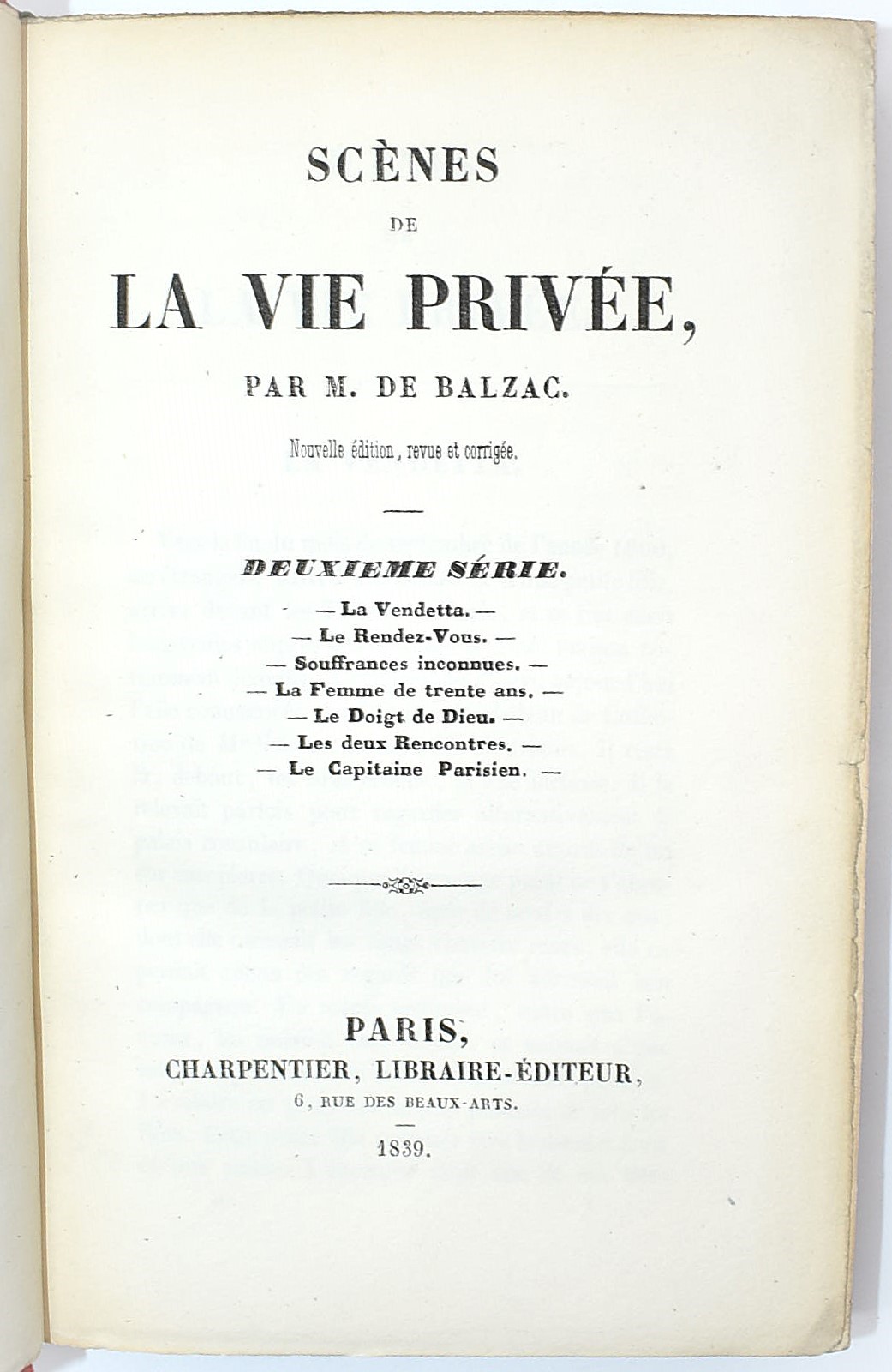 de Balzac, Honoré: Scénes de la vie parisienne - Scénes de la vie privée - Le Médicin de Campagne...
