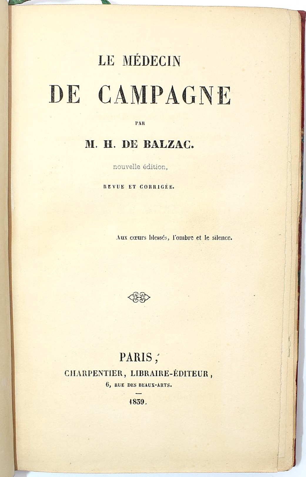 de Balzac, Honoré: Scénes de la vie parisienne - Scénes de la vie privée - Le Médicin de Campagne...