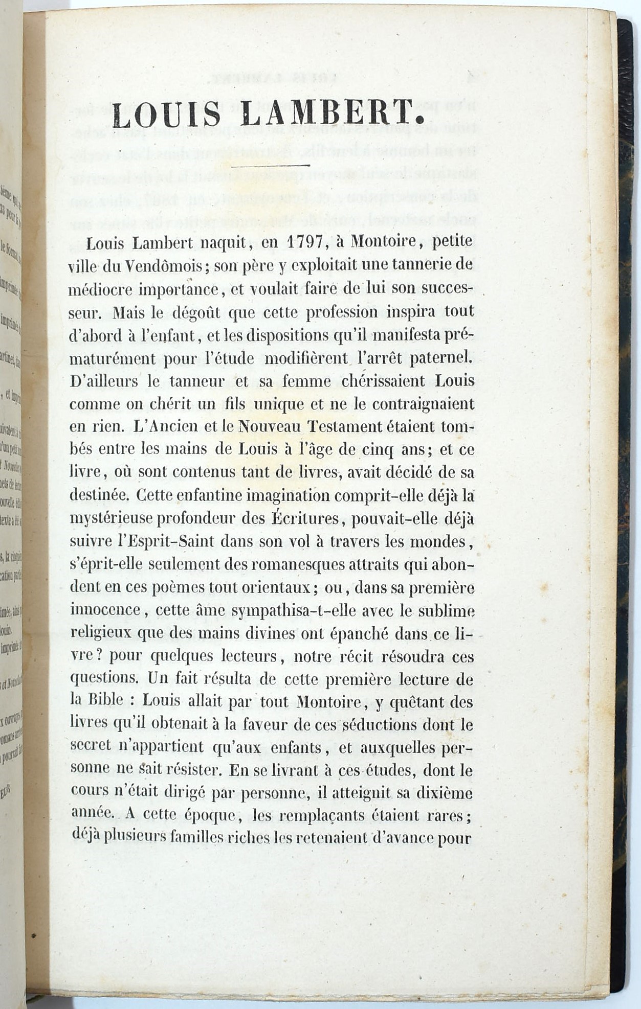 Honoré de Balzac, Louis Lambert seguito da Séraphita, 1842