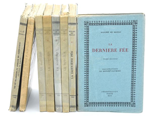de Balzac, Honoré: Œuvres oubliées de Balzac, 1948 (8 volumi)