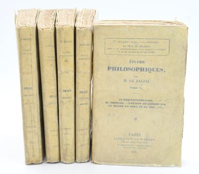 Honoré de Balzac, Études philosophiques (5 volumi), 1835