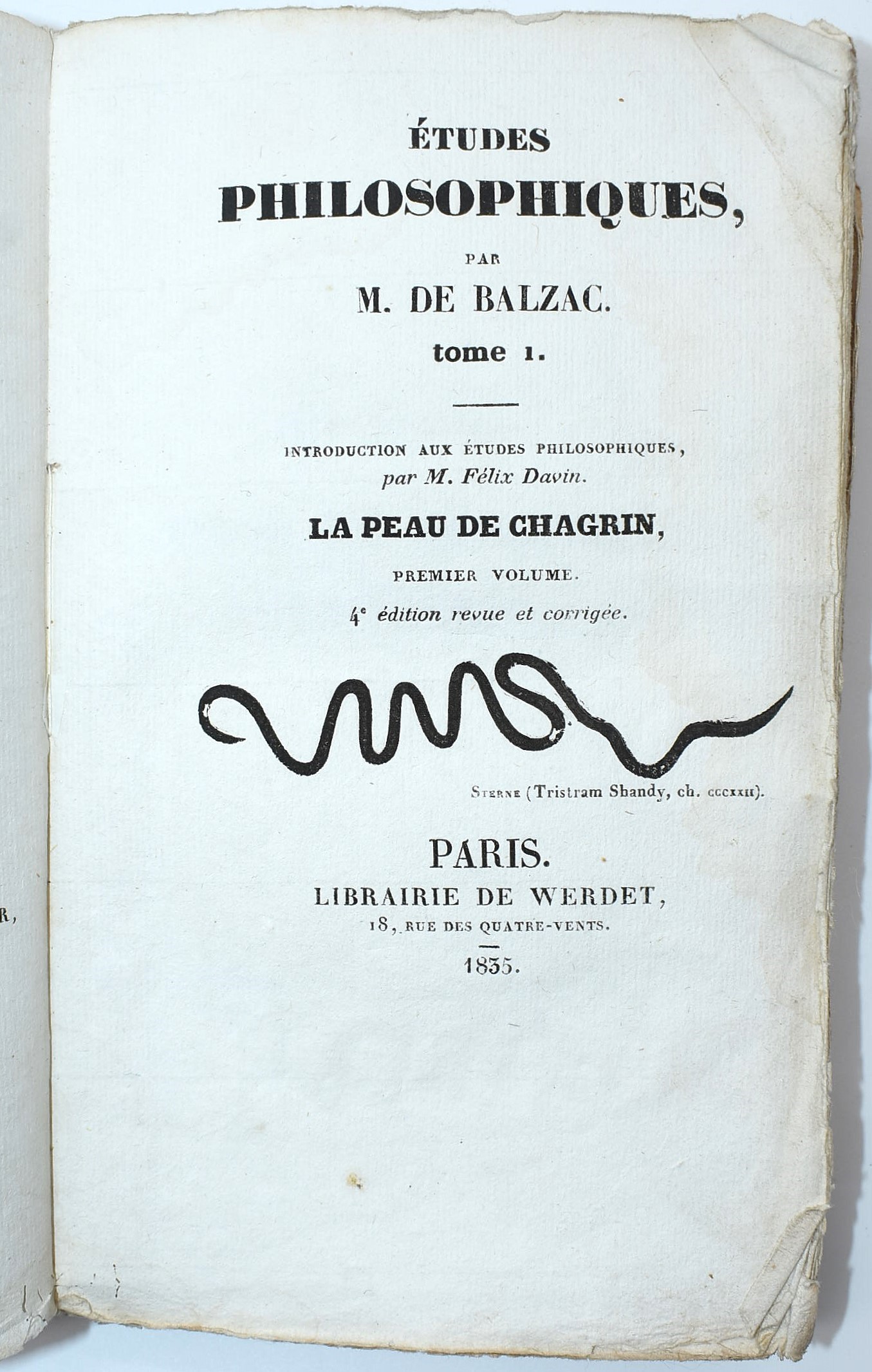 Honoré de Balzac, Études philosophiques (5 volumi), 1835