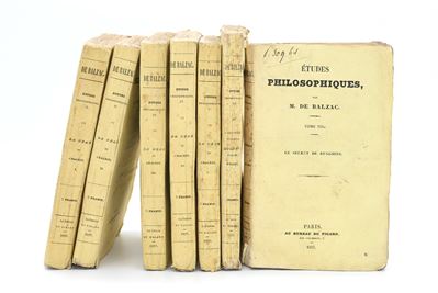 Honoré de Balzac, Études philosophiques (1837), edizione in-16° in 7 volumi