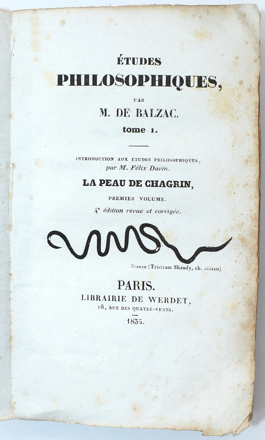 Honoré de Balzac, Études philosophiques (1837), edizione in-16° in 7 volumi