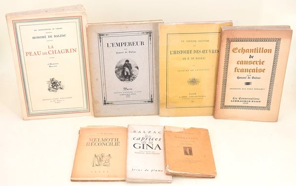 Edizioni illustrate e narrativa delle Opere di Balzac (7 volumi)