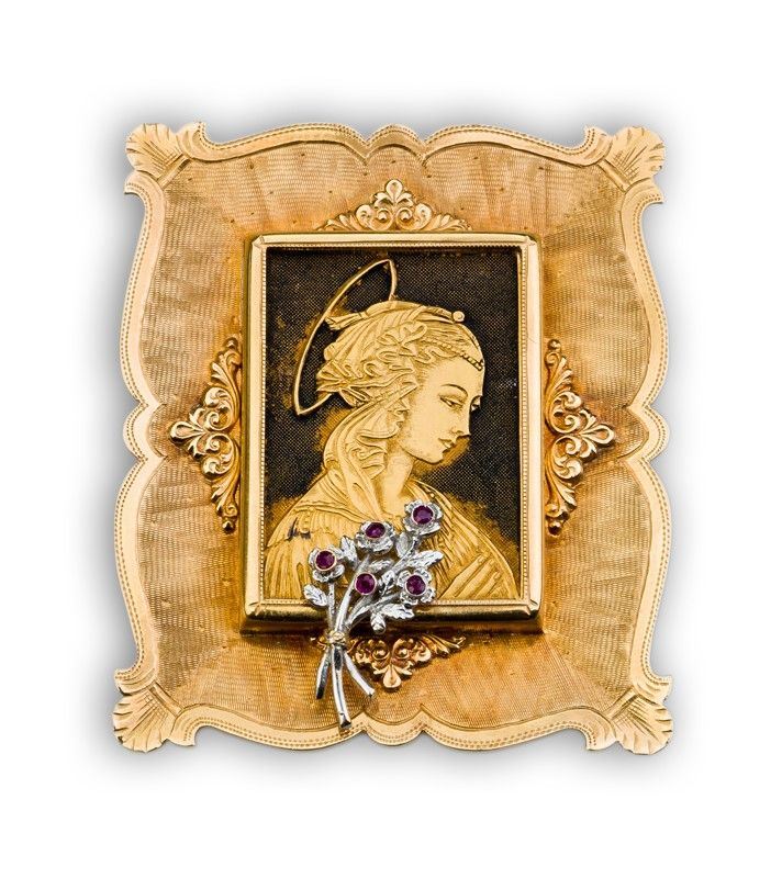 Cornice in Oro Giallo