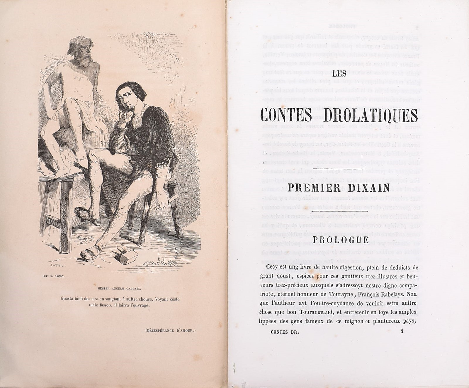 Honoré de Balzac, Les Contes drolatiques; Théâtre de H. de Balzac; Mercadet (cinque volumi)