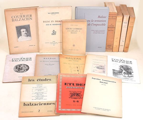 Studi, critica e ricezione di Balzac (16 volumi)
