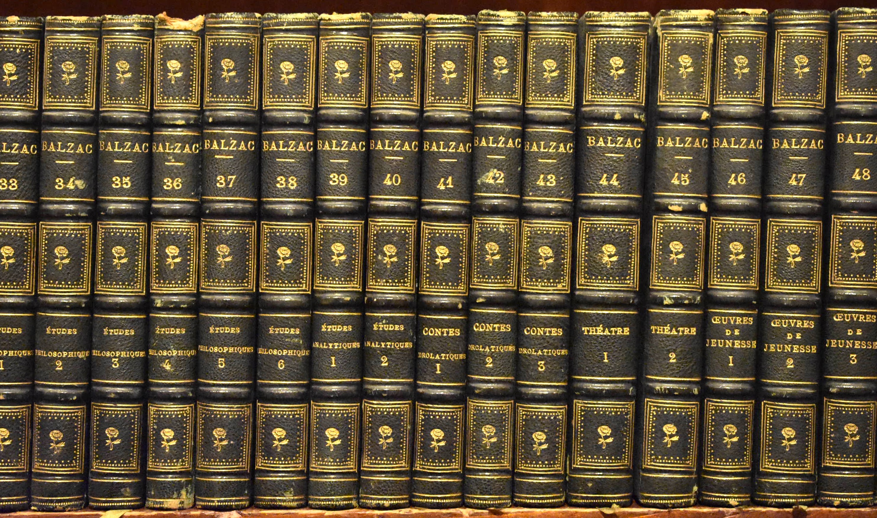 Balzac, Œuvres complètes, edizione 1866-1882 (55 volumi)