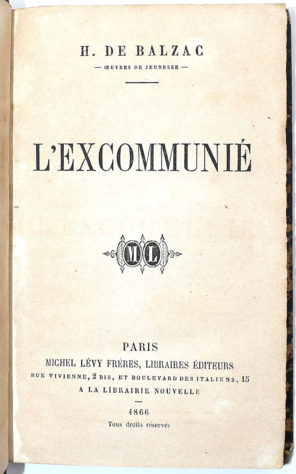 Balzac, Œuvres complètes, edizione 1866-1882 (55 volumi)