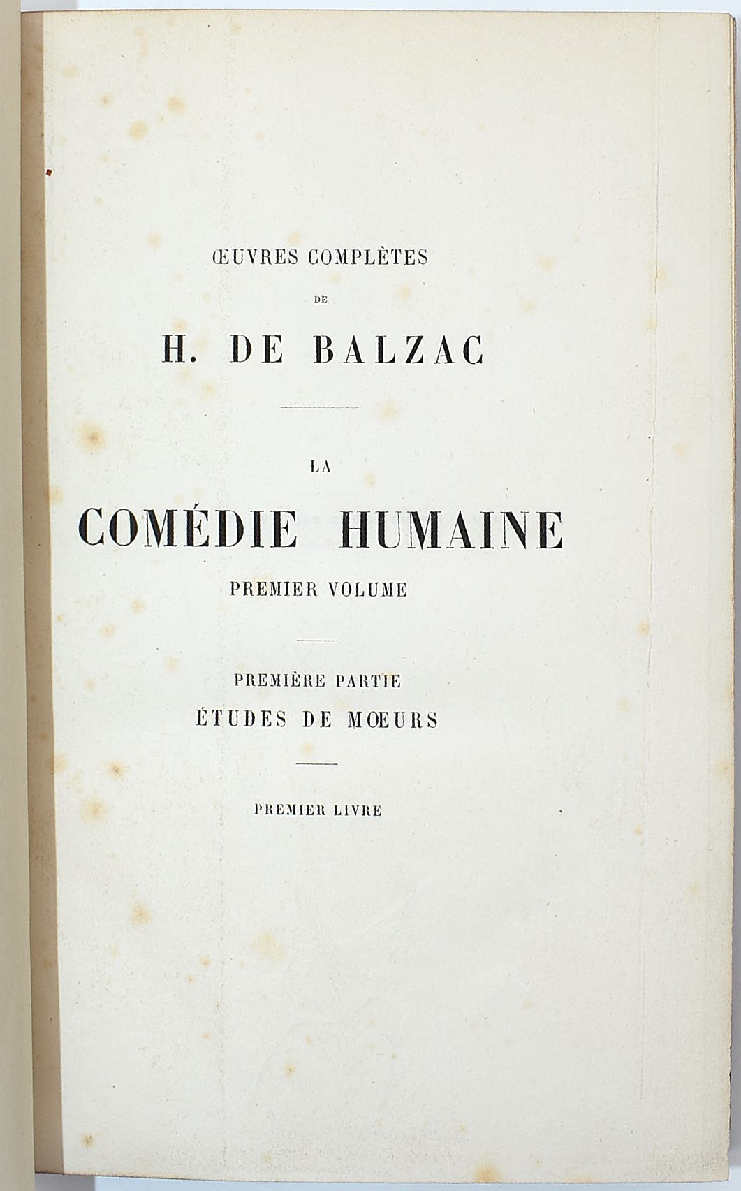 Balzac (Honoré de), Œuvres complètes, edizione illustrata (20 volumi), 1874