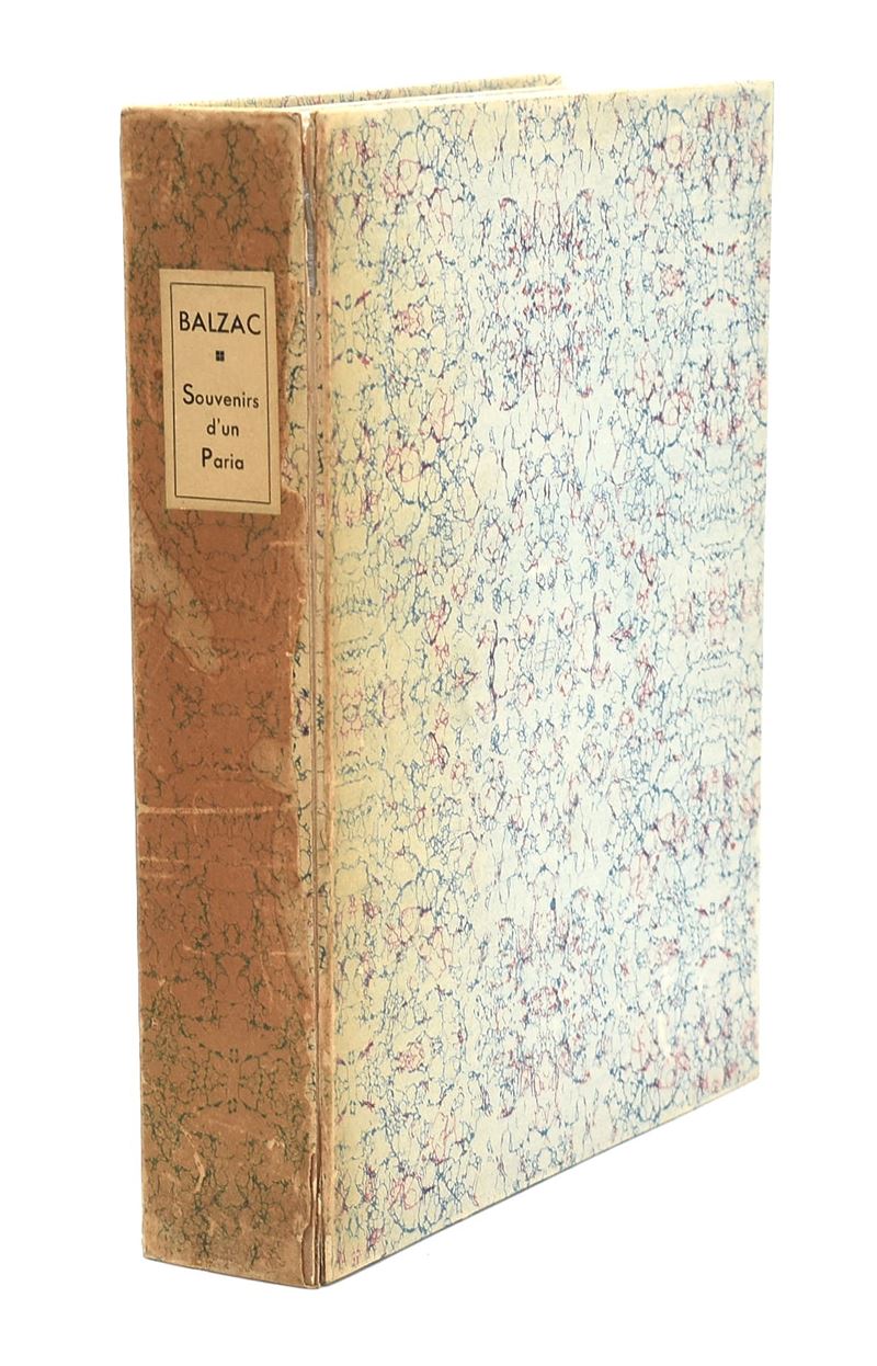 Honoré de Balzac, Souvenirs d’un Paria, edizione illustrata (tiratura limitata su papier d’Arches...