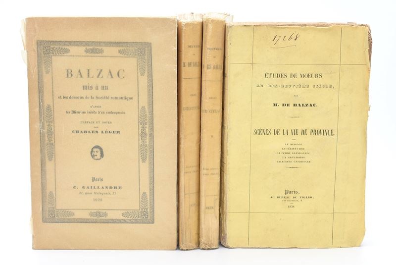 Honoré de Balzac, Scènes de la vie de province e César Birotteau (insieme di tre opere, 1838–1928...