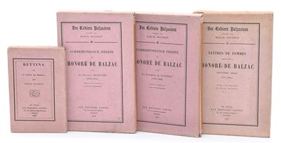 Honoré de Balzac, Corrispondenza e studi critici (4 volumi), edizioni Aux Éditions Lapina