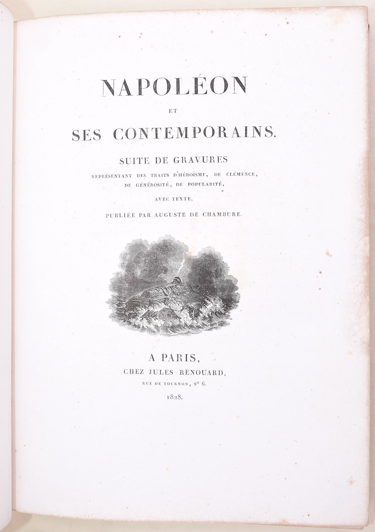 Auguste de Chambure, Napoléon et ses contemporains (1828)
