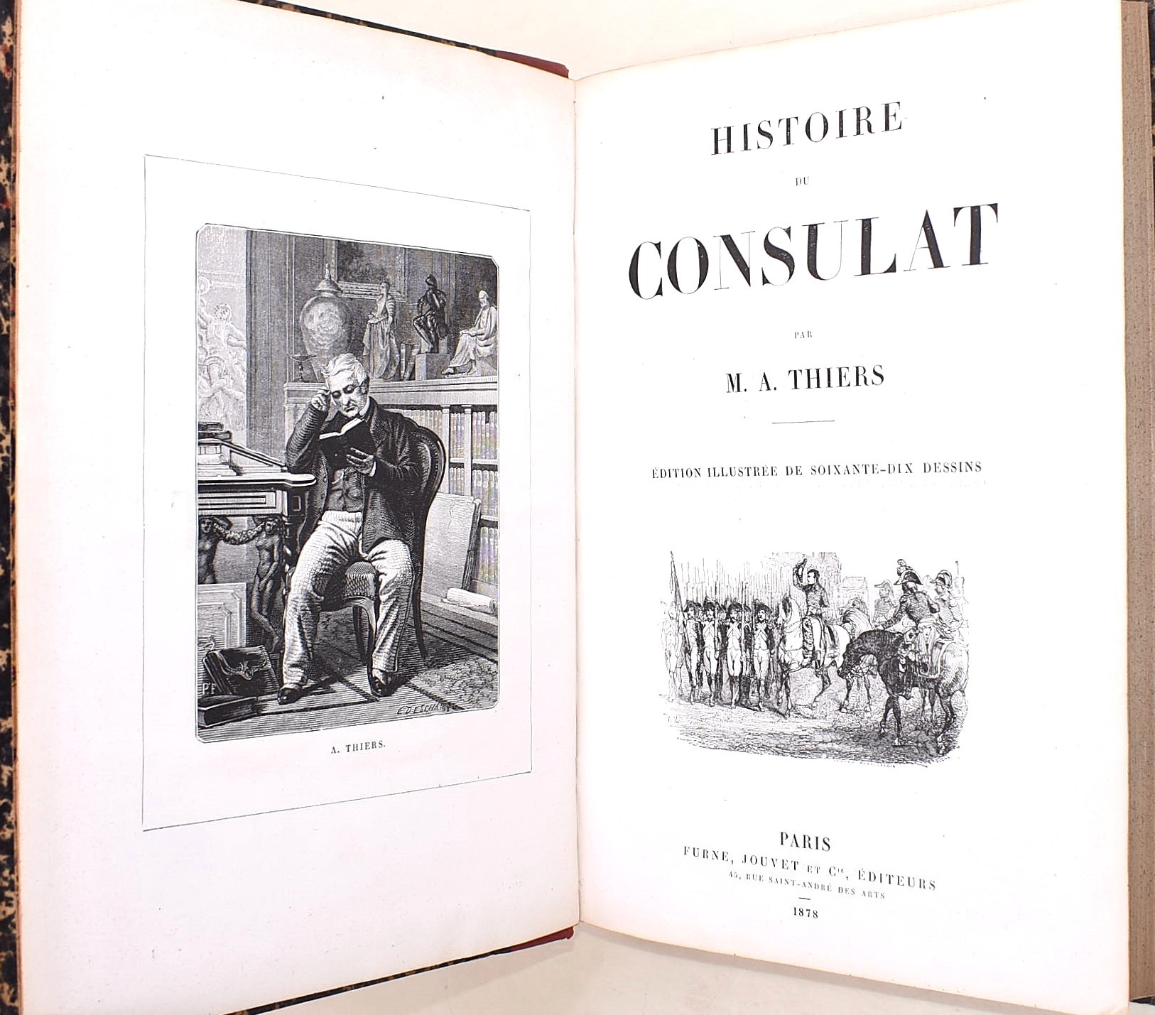 Thiers, Adolphe, Histoire du Consulat & l’Empire (edizione illustrata), 1873-1879