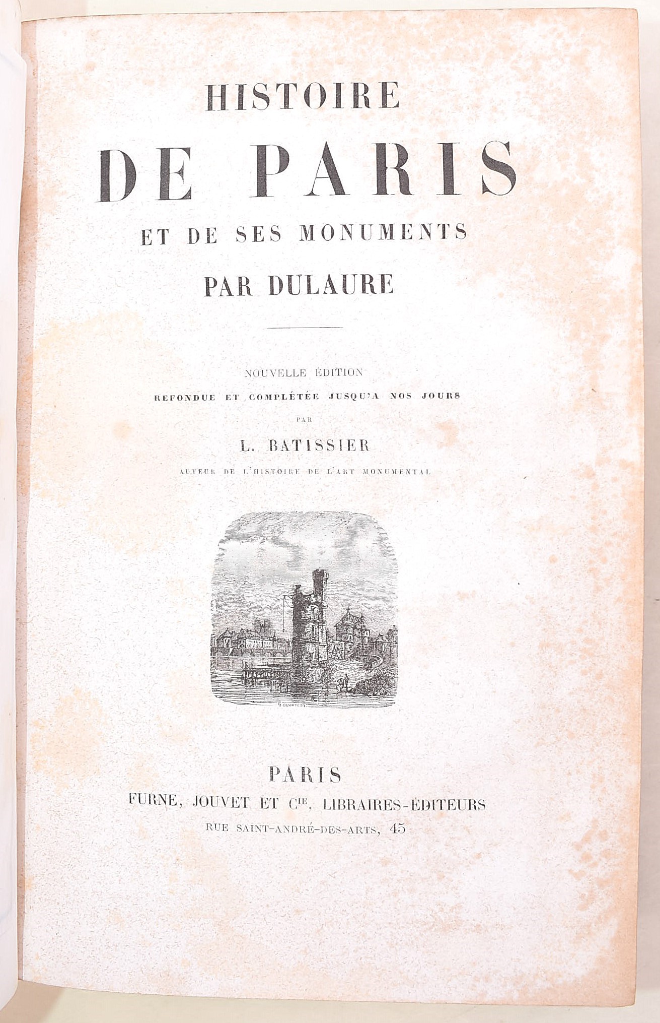 Jacques-Antoine Dulaure, Histoire de Paris et de ses monuments