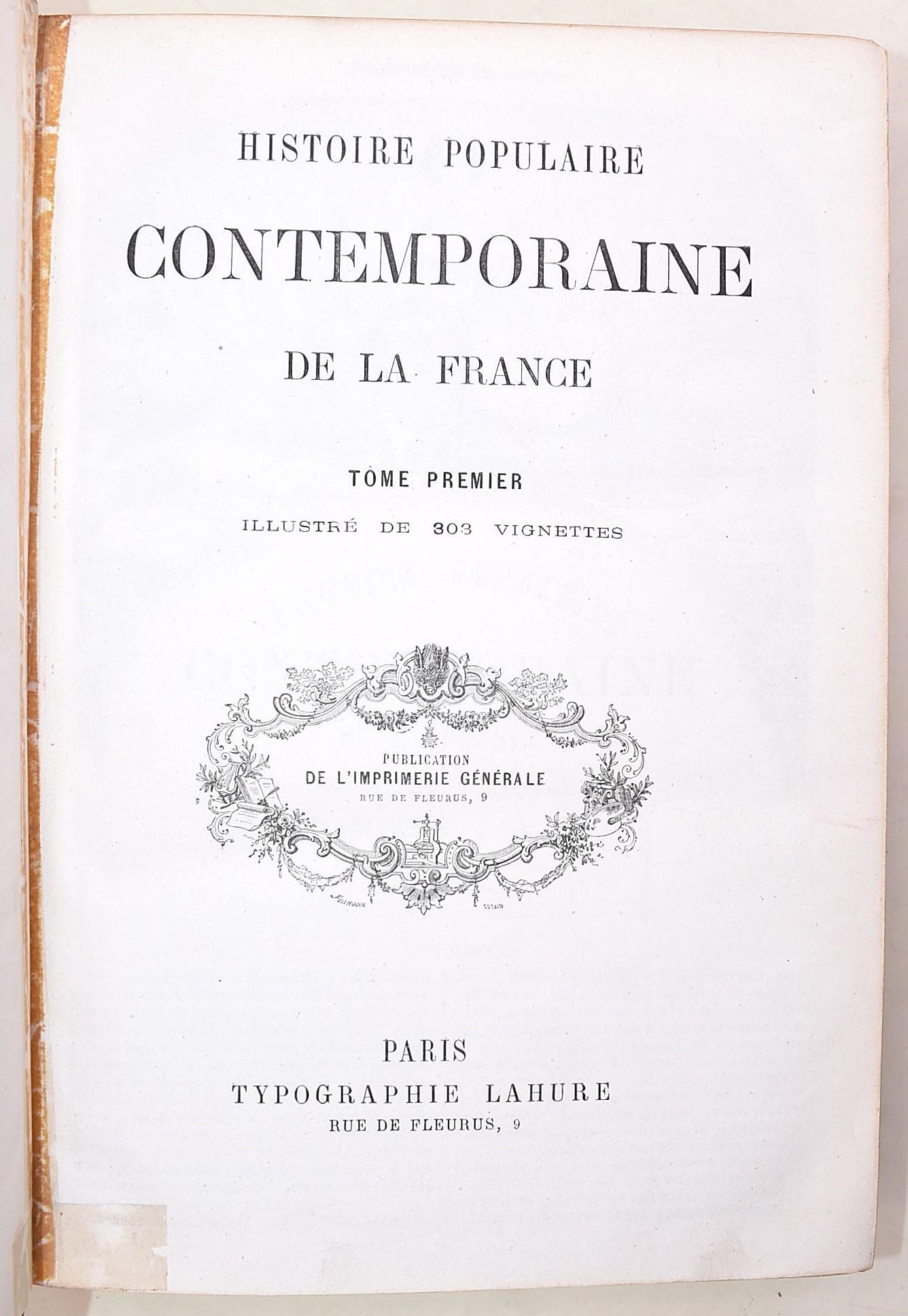 Victor Duruy, Histoire populaire contemporaine de la France (opera in 4 tomi, 2 volumi)