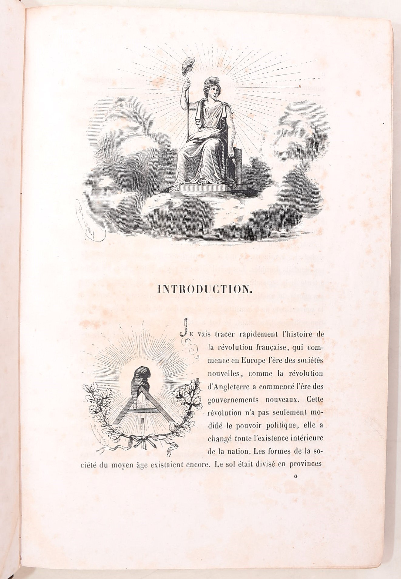 Lamartine, Alphonse de – Histoire des Girondins; Mignet, François-Auguste – Histoire de la Révolu...