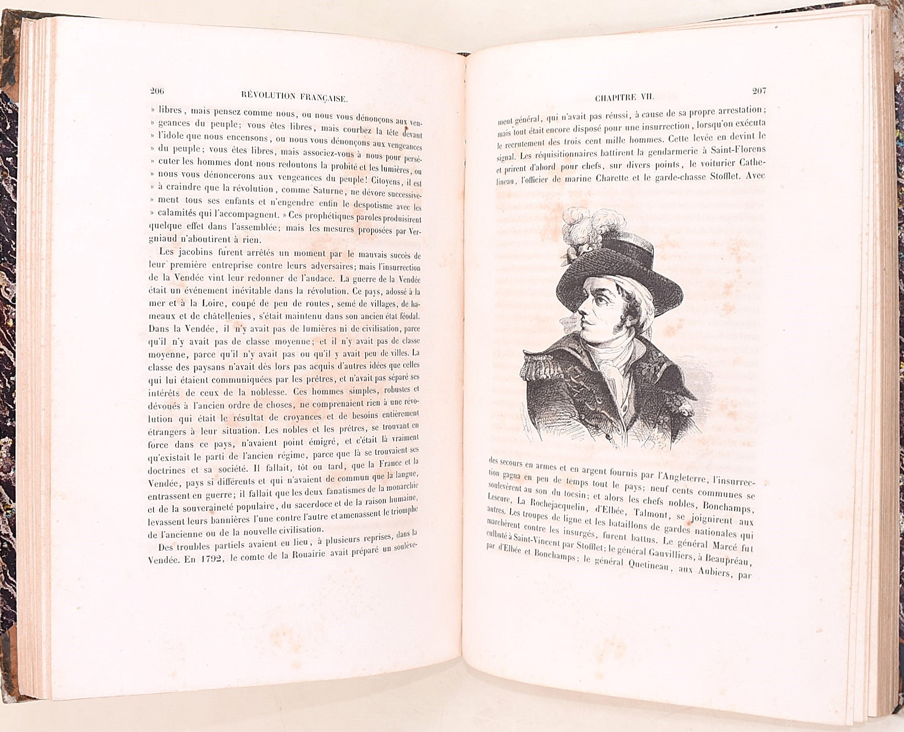 Lamartine, Alphonse de – Histoire des Girondins; Mignet, François-Auguste – Histoire de la Révolu...