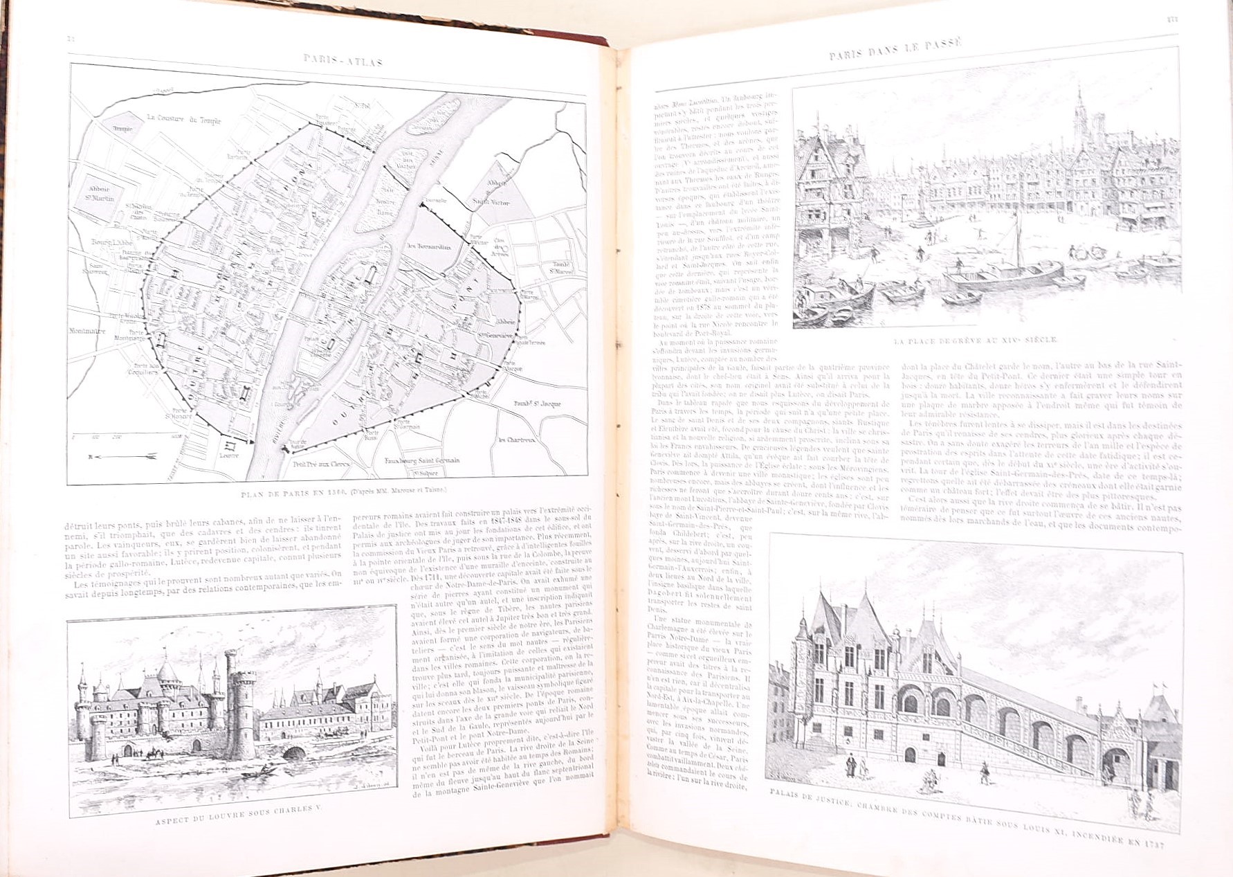 Bournon, Fernand, Paris-Atlas. Paris et ses environs (Librairie Larousse)