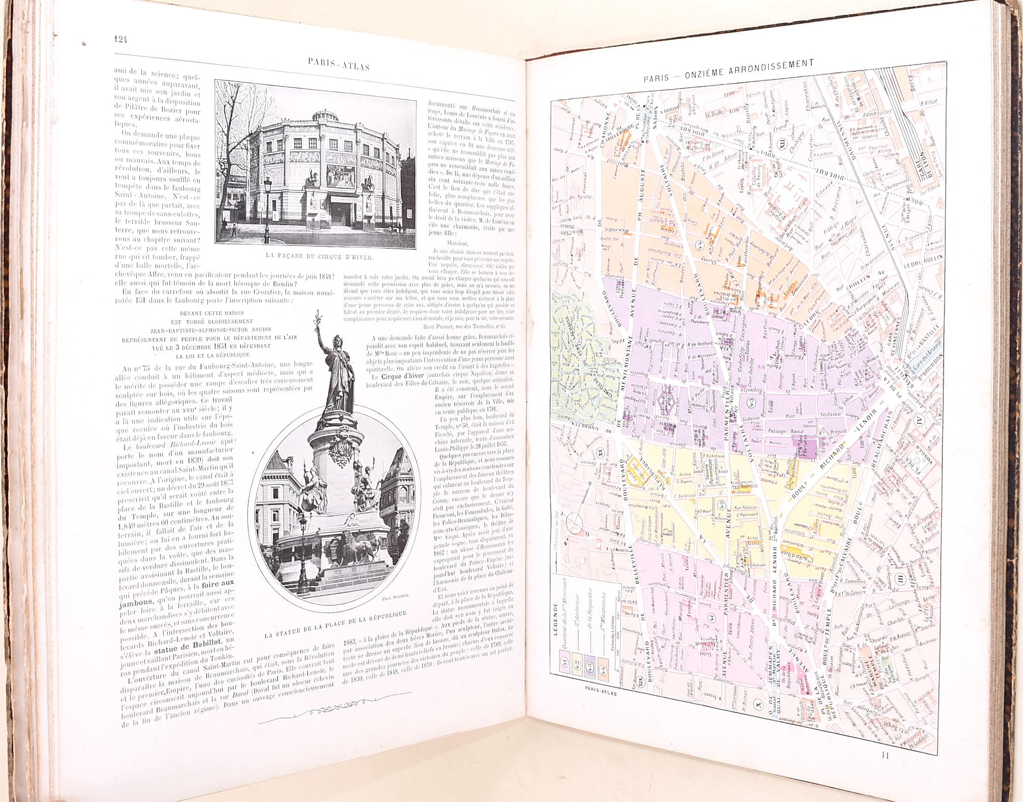 Bournon, Fernand, Paris-Atlas. Paris et ses environs (Librairie Larousse)