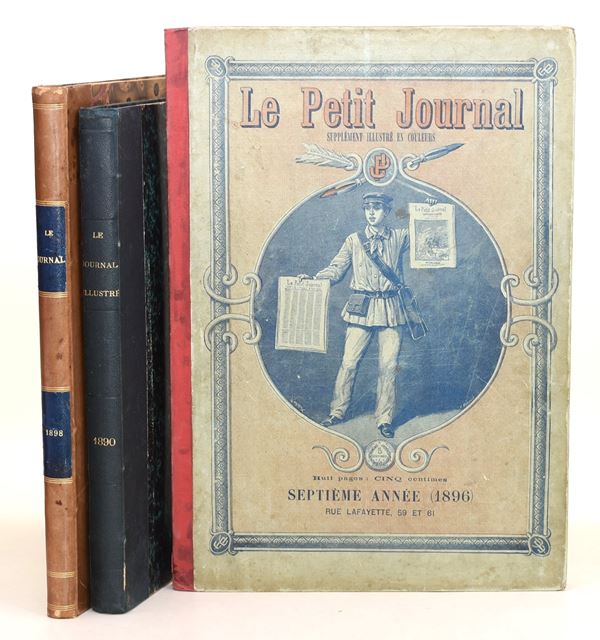 Le Journal Illustré, 1890 / Le Petit Journal. Supplément illustré en couleurs, 1896 / Le Journal pour tous, 1898