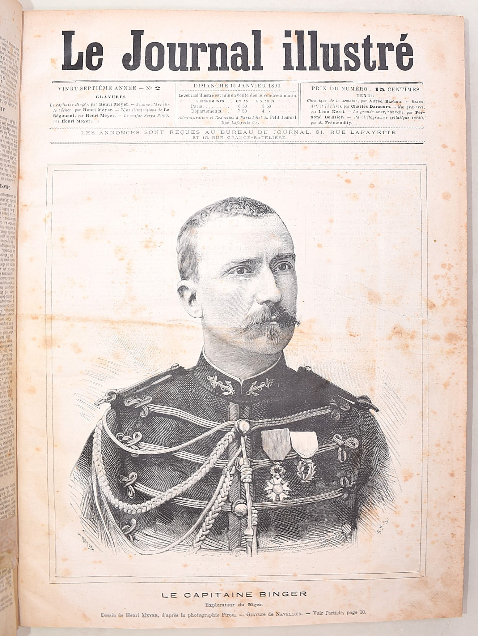 Periodici illustrati francesi, “Le Journal Illustré” (1890), “Le Petit Journal. Supplément illust...