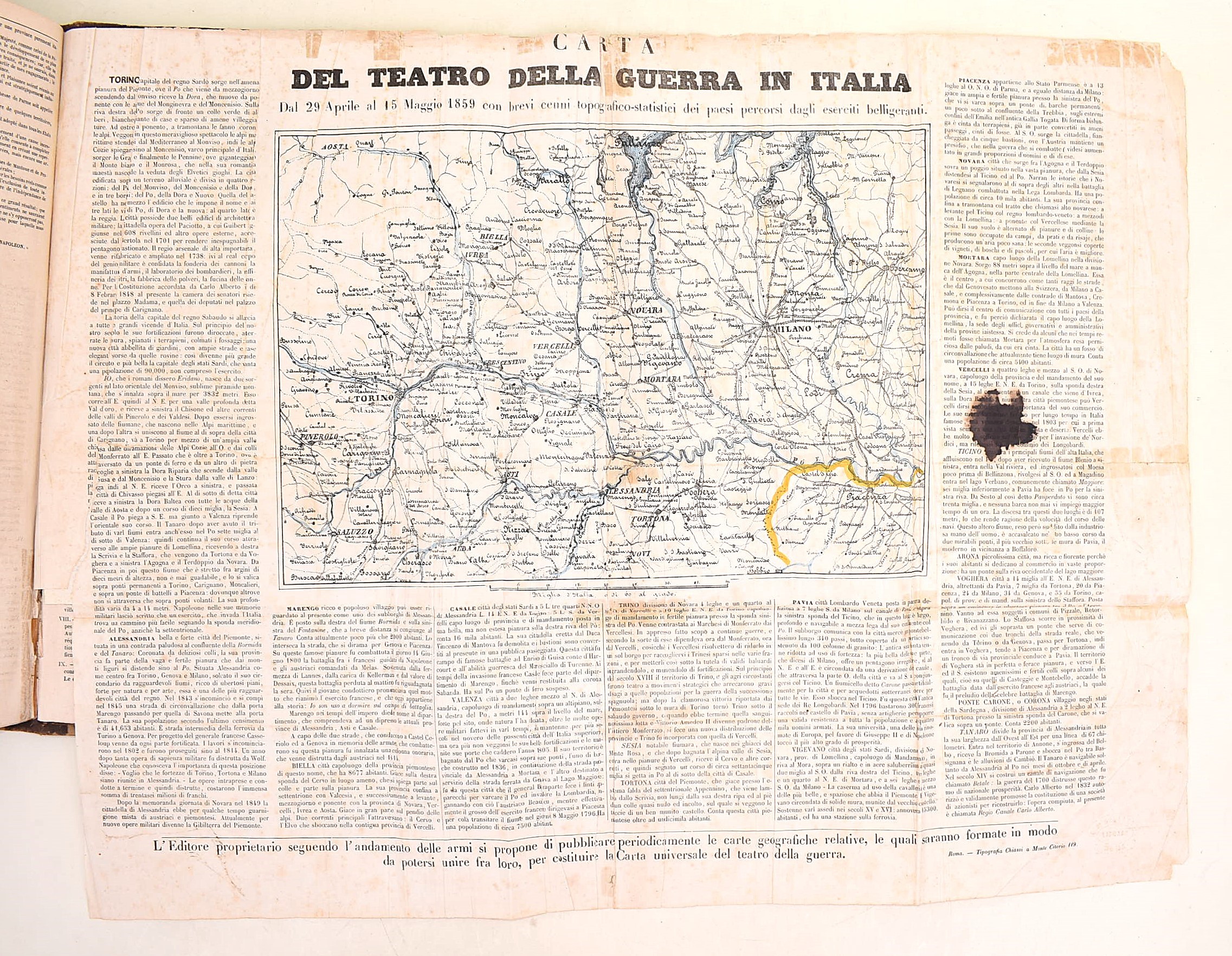 France et Sardaigne, Guerre d'Italie (1859), volume in-4° con illustrazioni