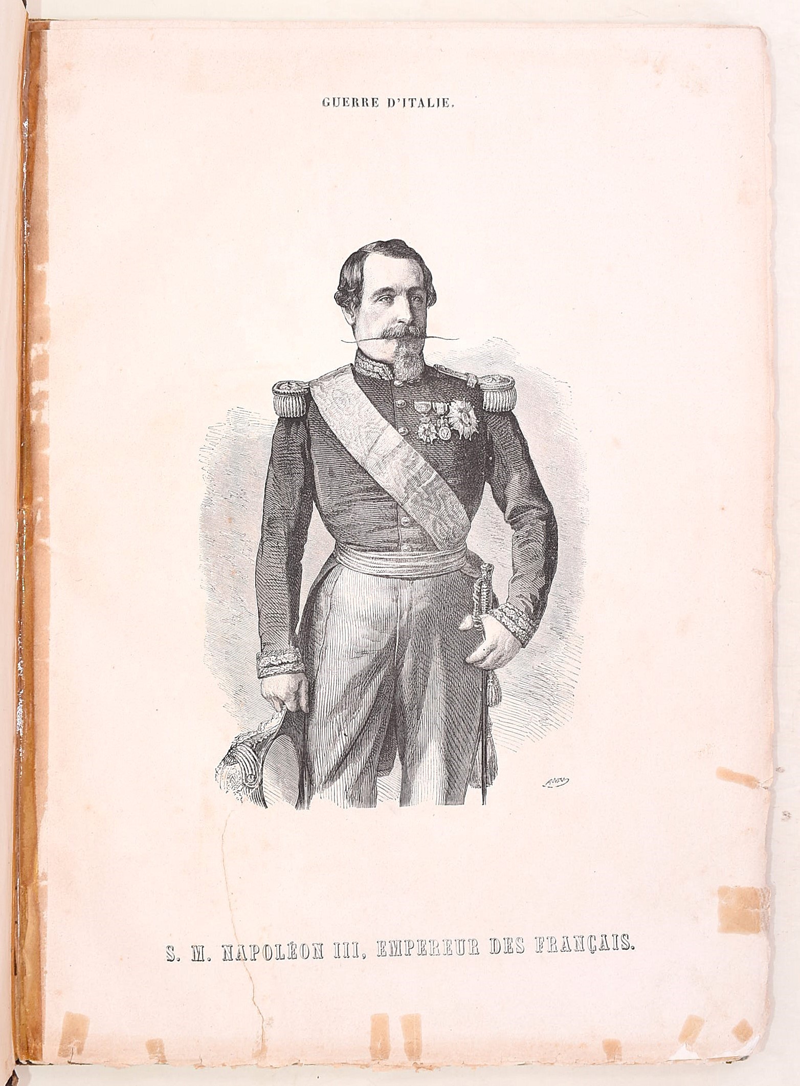 France et Sardaigne, Guerre d'Italie (1859), volume in-4° con illustrazioni