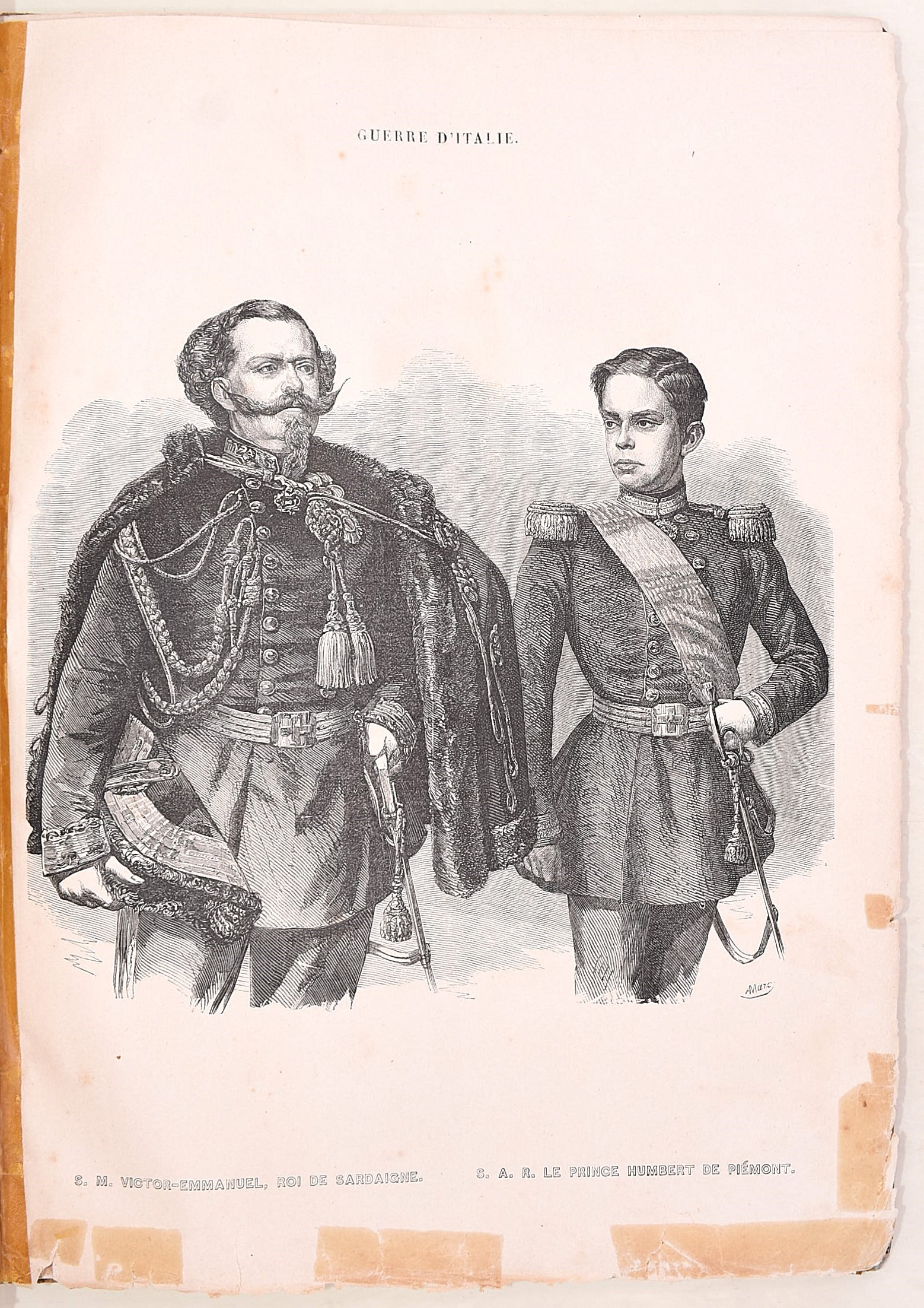 France et Sardaigne, Guerre d'Italie (1859), volume in-4° con illustrazioni