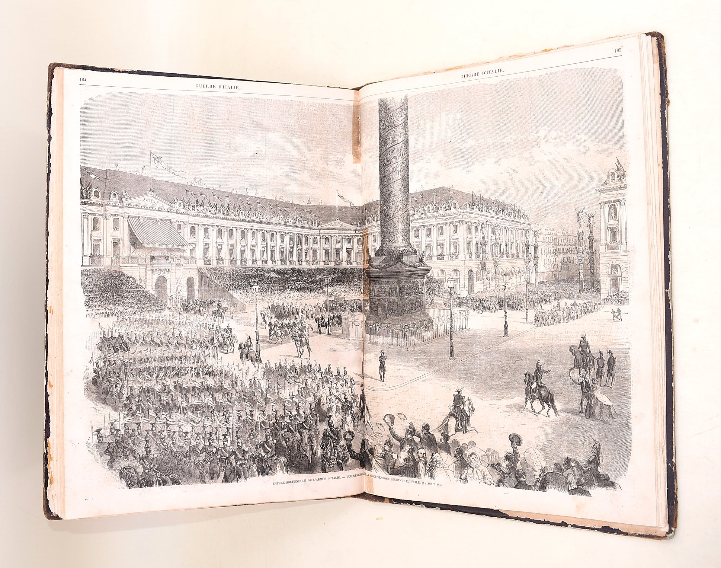 France et Sardaigne, Guerre d'Italie (1859), volume in-4° con illustrazioni