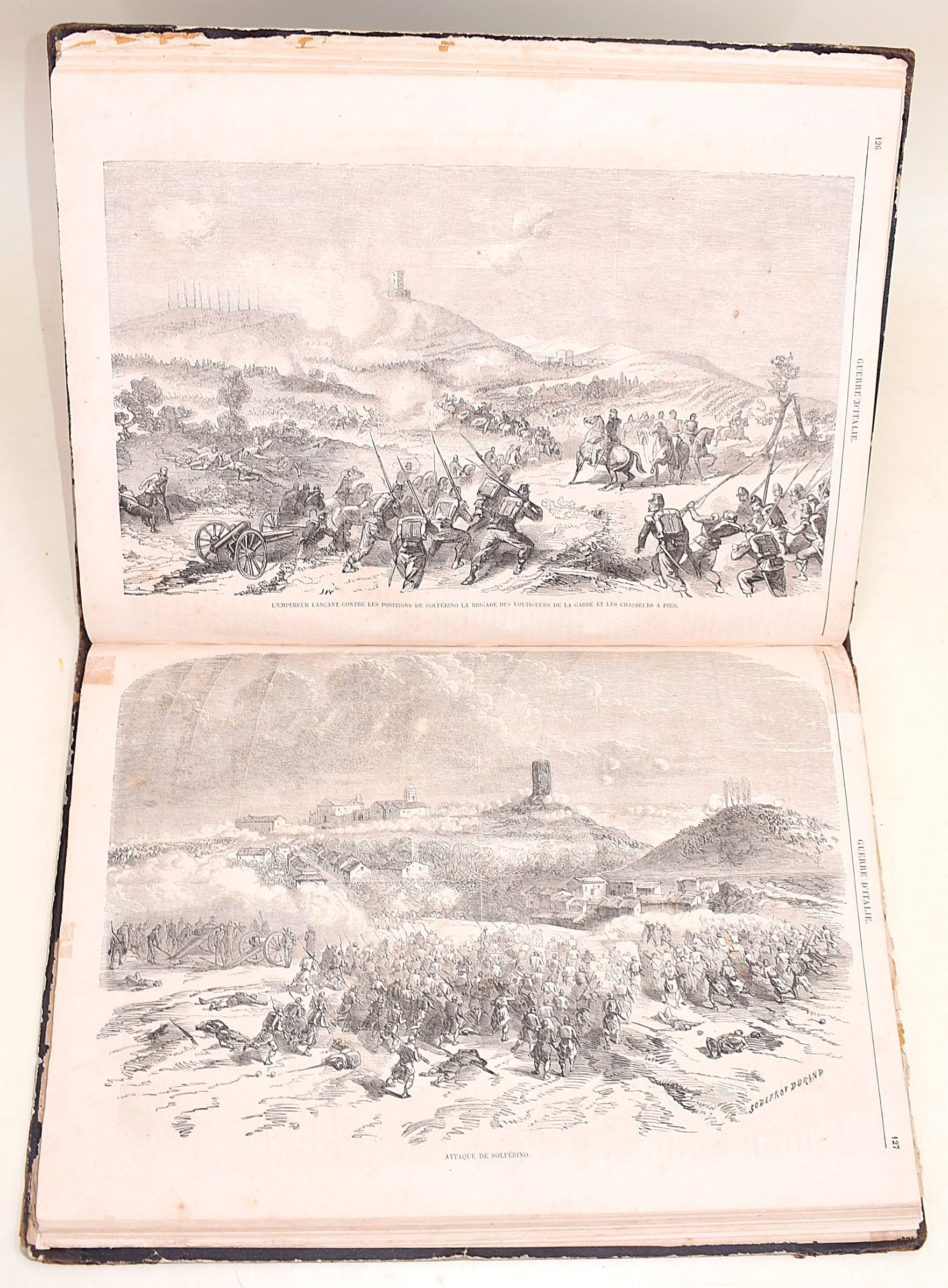 France et Sardaigne, Guerre d'Italie (1859), volume in-4° con illustrazioni