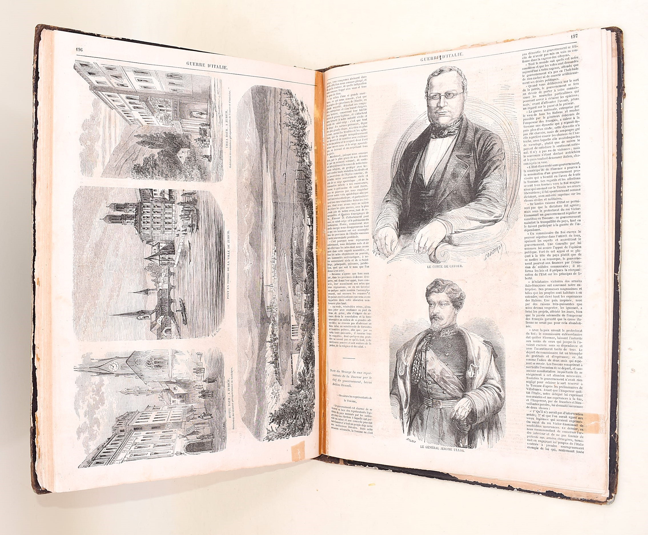 France et Sardaigne, Guerre d'Italie (1859), volume in-4° con illustrazioni