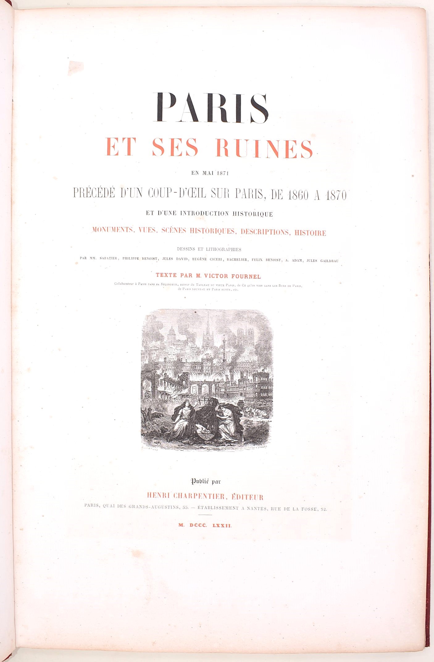 Henri Charpentier (Éditeur), Paris et ses ruines en mai 1871, 1872
