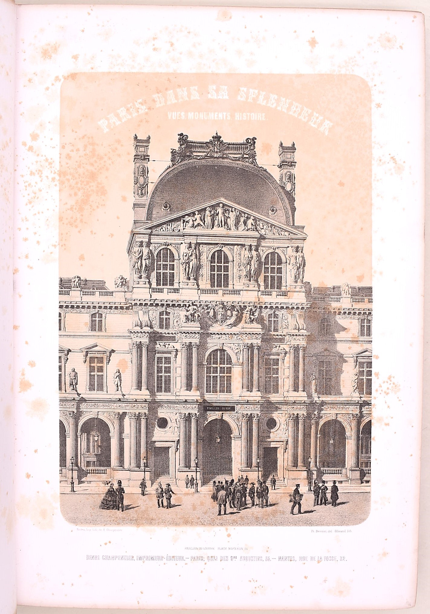 Henri Charpentier, Paris dans sa splendeur (1861), edizione illustrata in tre volumi in-folio