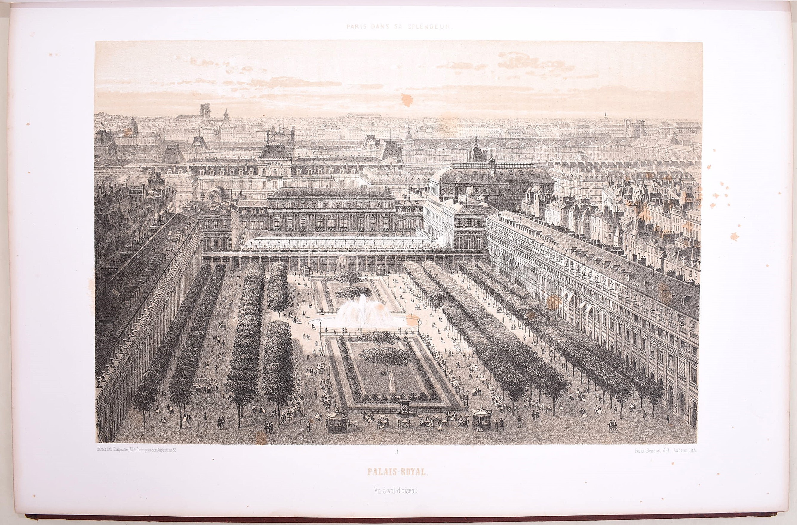 Henri Charpentier, Paris dans sa splendeur (1861), edizione illustrata in tre volumi in-folio