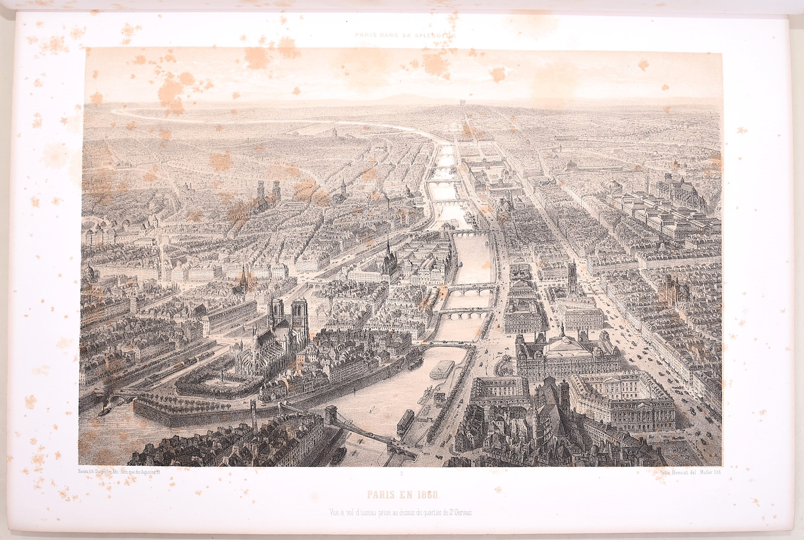 Henri Charpentier, Paris dans sa splendeur (1861), edizione illustrata in tre volumi in-folio